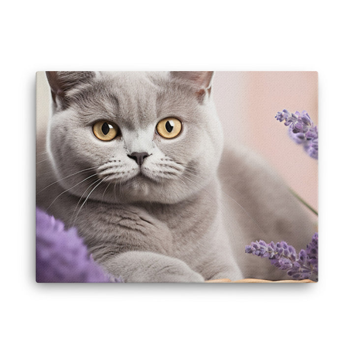 British Shorthair Canvas - PosterfyAI.com