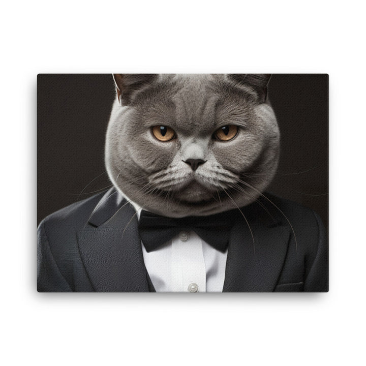British Shorthair Canvas - PosterfyAI.com
