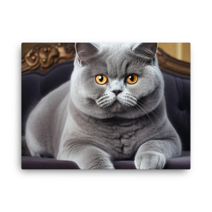 British Shorthair Canvas - PosterfyAI.com