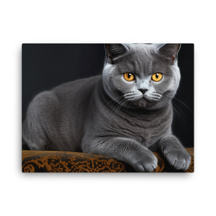 British Shorthair Canvas - PosterfyAI.com