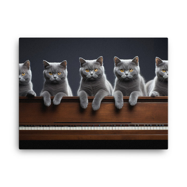 British Shorthair Canvas - PosterfyAI.com