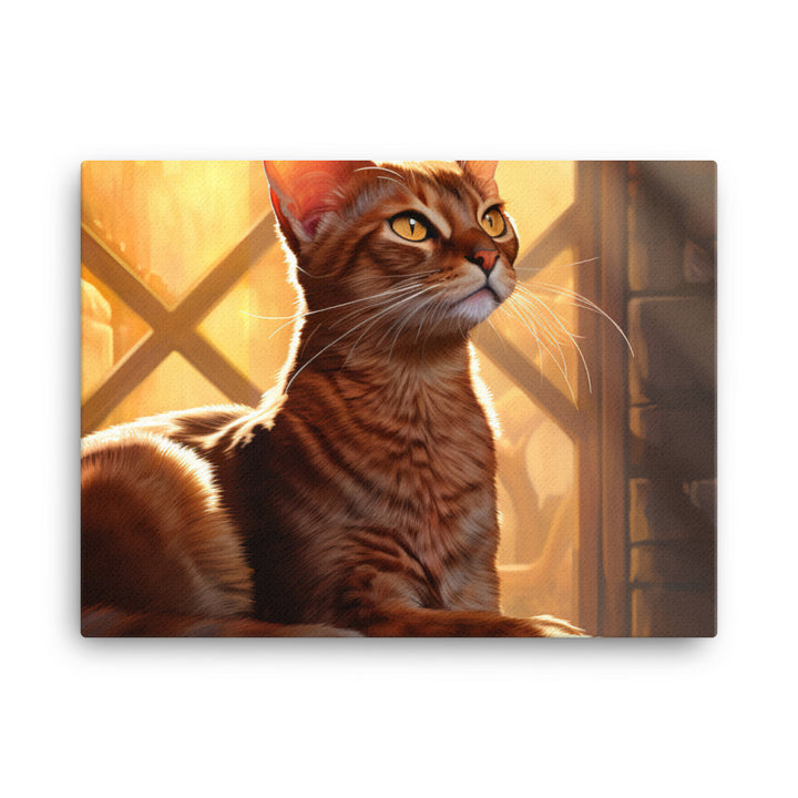 Abyssinian Canvas - PosterfyAI.com