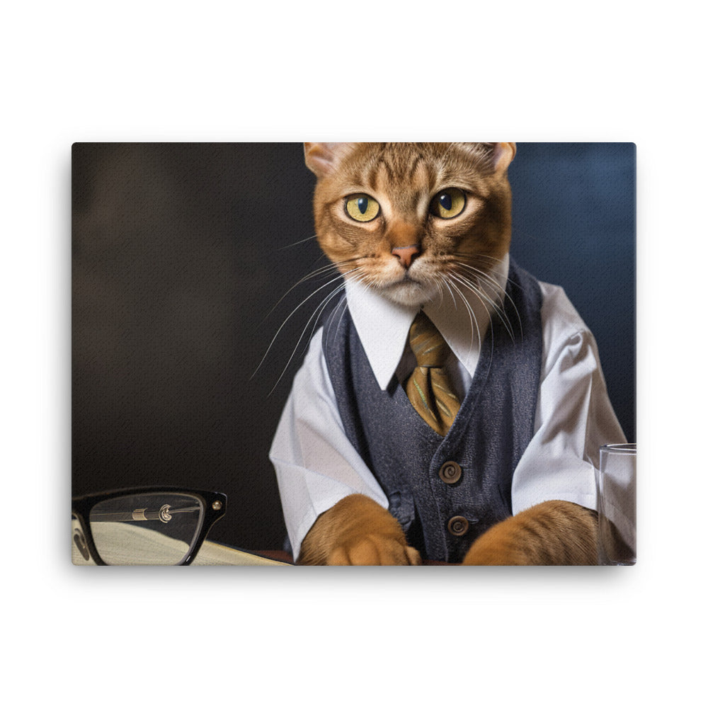 Abyssinian Student Canvas - PosterfyAI.com
