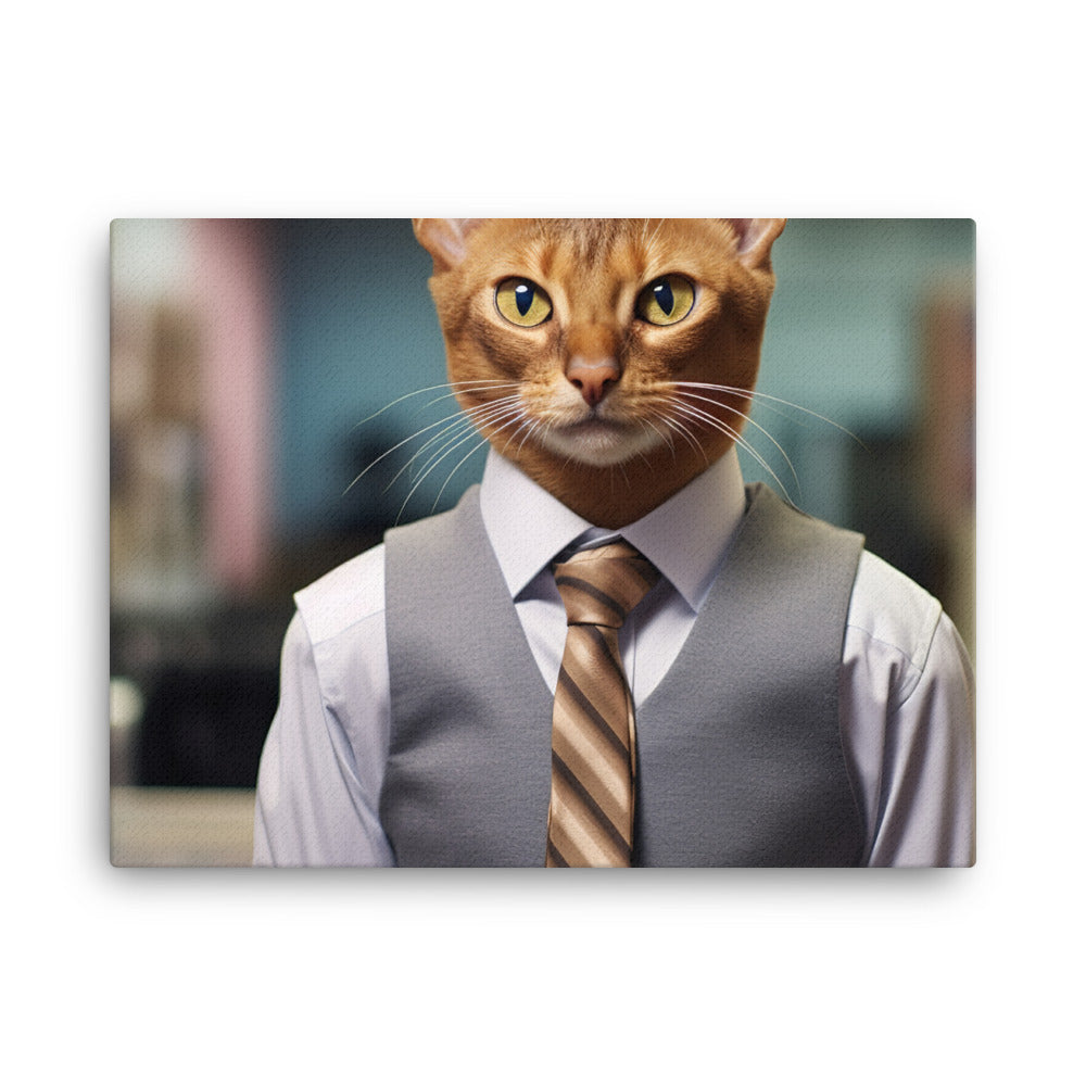 Abyssinian Sales Consultant Canvas - PosterfyAI.com