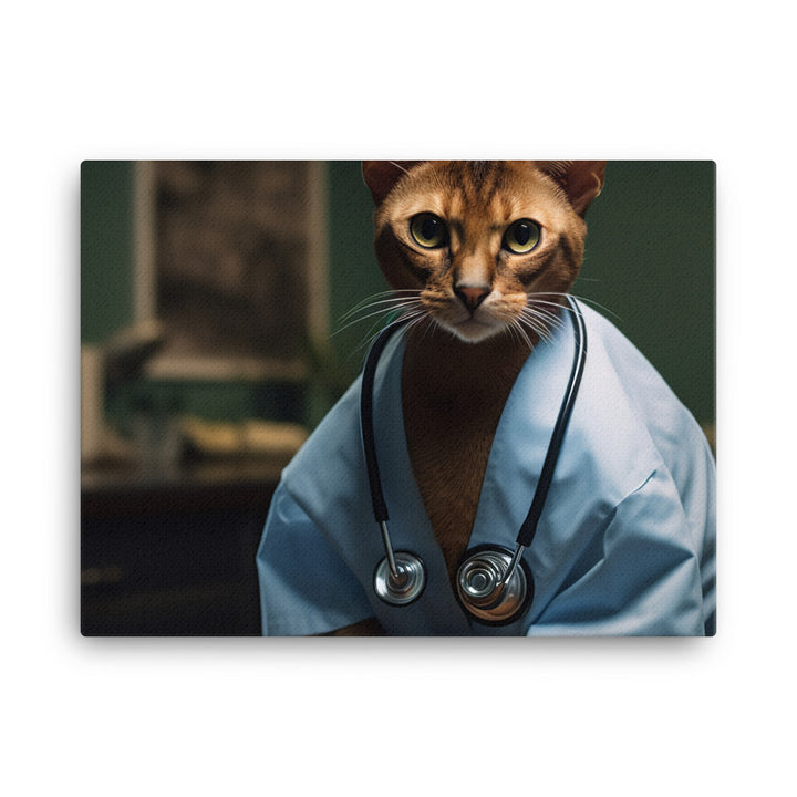 Abyssinian Doctor Canvas - PosterfyAI.com