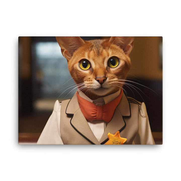 Abyssinian Hotel Staff Canvas - PosterfyAI.com