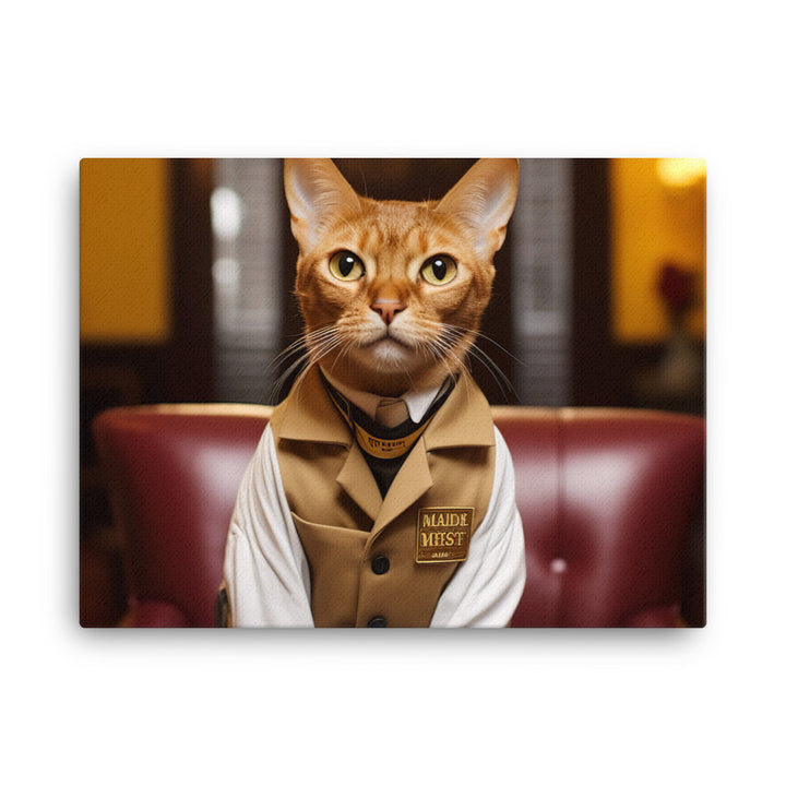 Abyssinian Hotel Staff Canvas - PosterfyAI.com