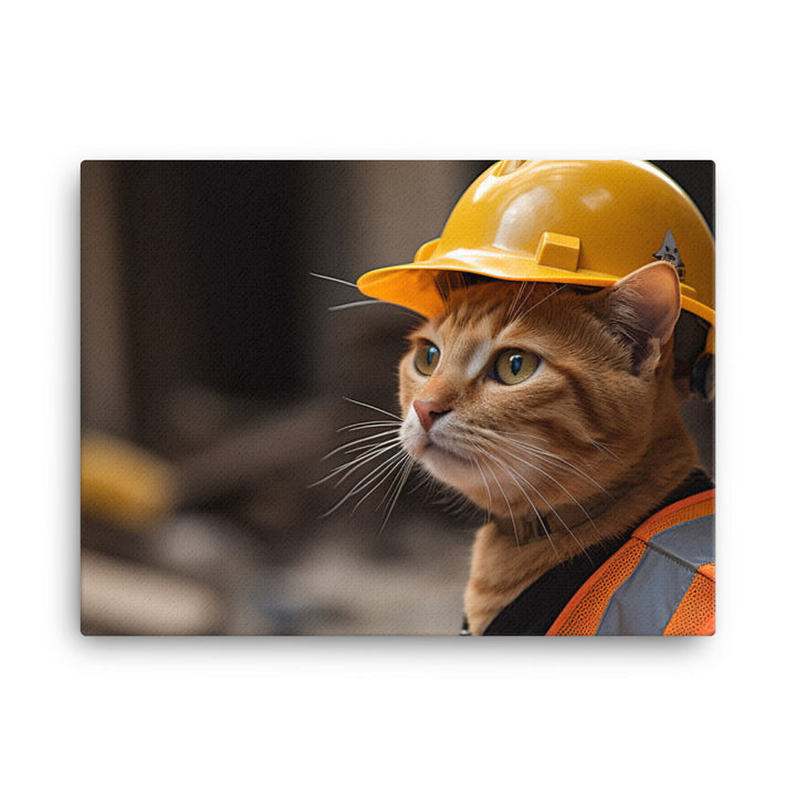 Abyssinian Contractor Canvas - PosterfyAI.com