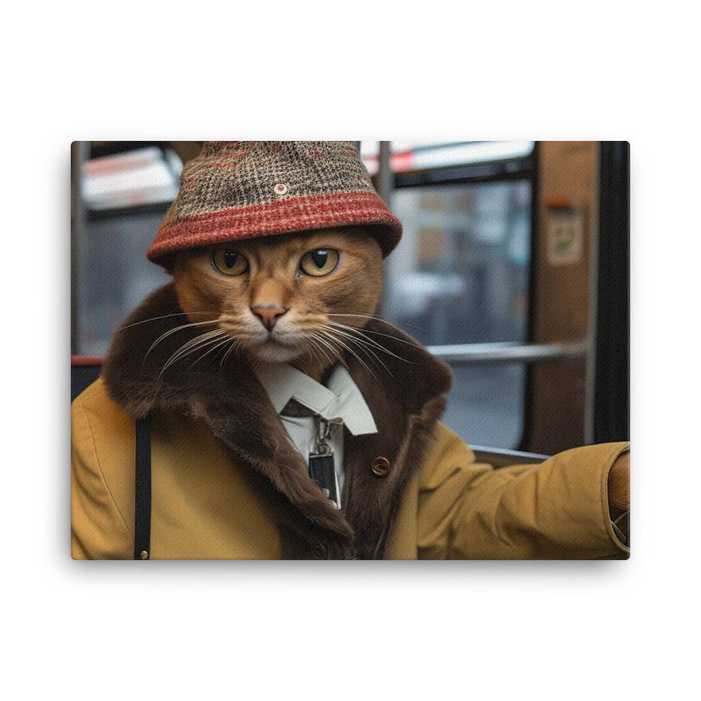 Abyssinian Transit Operator Canvas - PosterfyAI.com