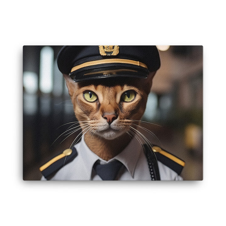 Abyssinian Security Officer Canvas - PosterfyAI.com