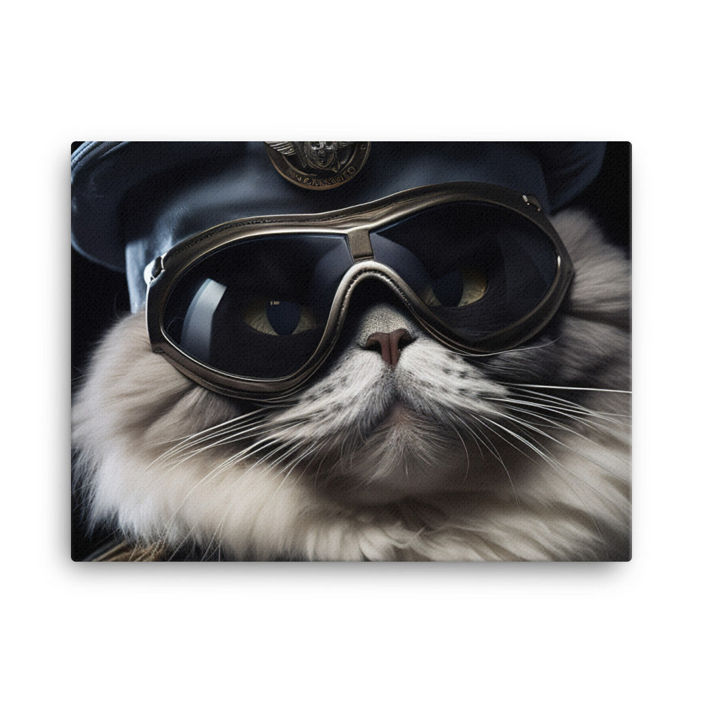Persian Pilot Canvas - PosterfyAI.com