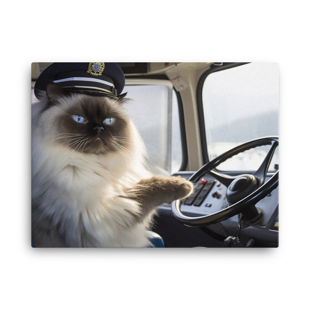 Himalayan Transit Operator Canvas - PosterfyAI.com