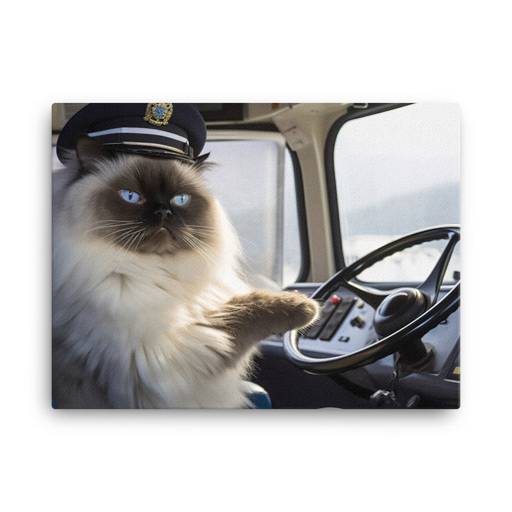 Himalayan Transit Operator Canvas - PosterfyAI.com