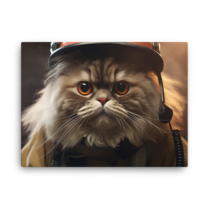 Himalayan Firefighter Canvas - PosterfyAI.com