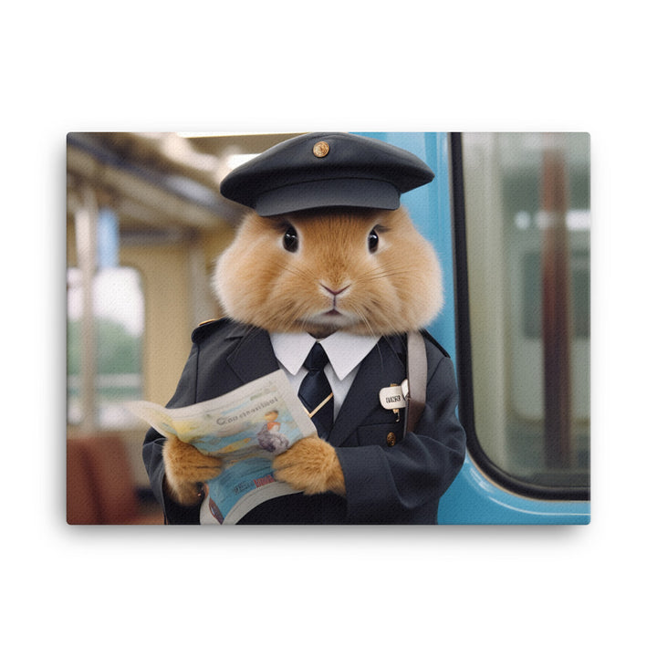 Lionhead Transit Operator Canvas - PosterfyAI.com