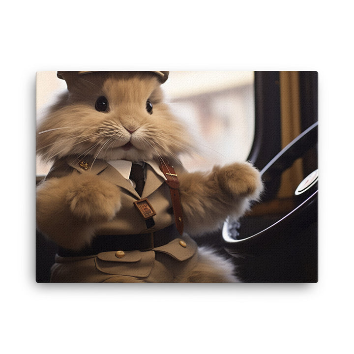 Lionhead Transit Operator Canvas - PosterfyAI.com