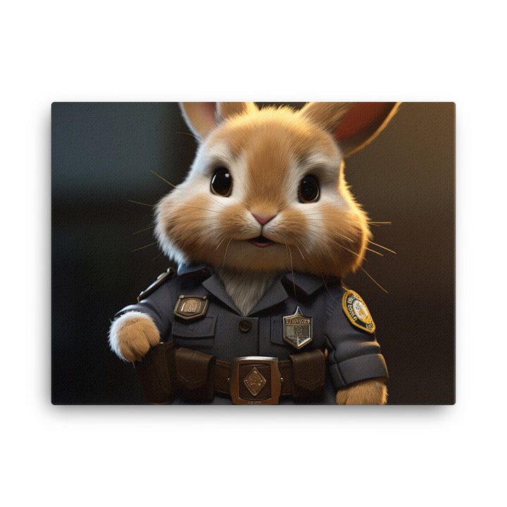 Lionhead Security Officer Canvas - PosterfyAI.com