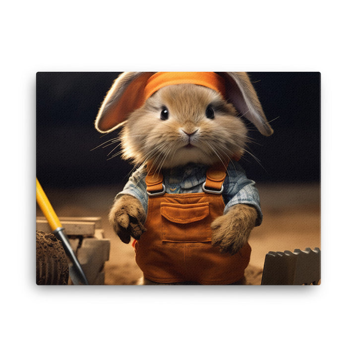 Lionhead Contractor Canvas - PosterfyAI.com