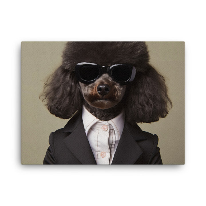 Poodle Sales Consultant Canvas - PosterfyAI.com