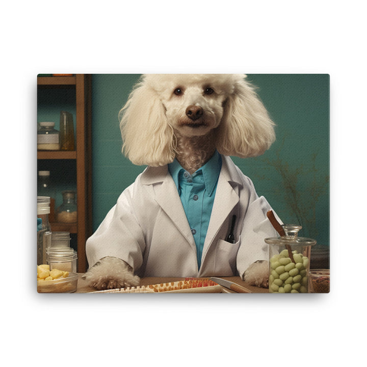 Poodle Pharmacist Canvas - PosterfyAI.com