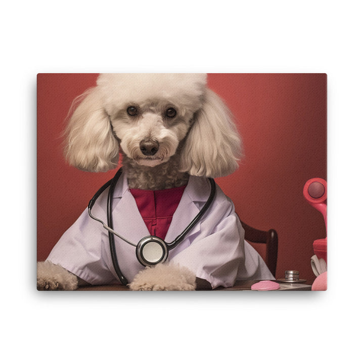 Poodle Nurse Canvas - PosterfyAI.com