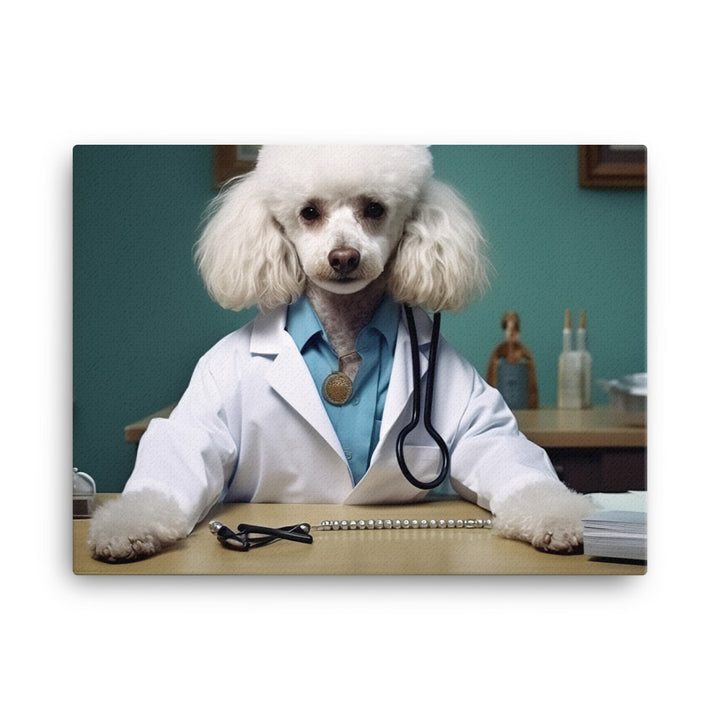 Poodle Doctor Canvas - PosterfyAI.com