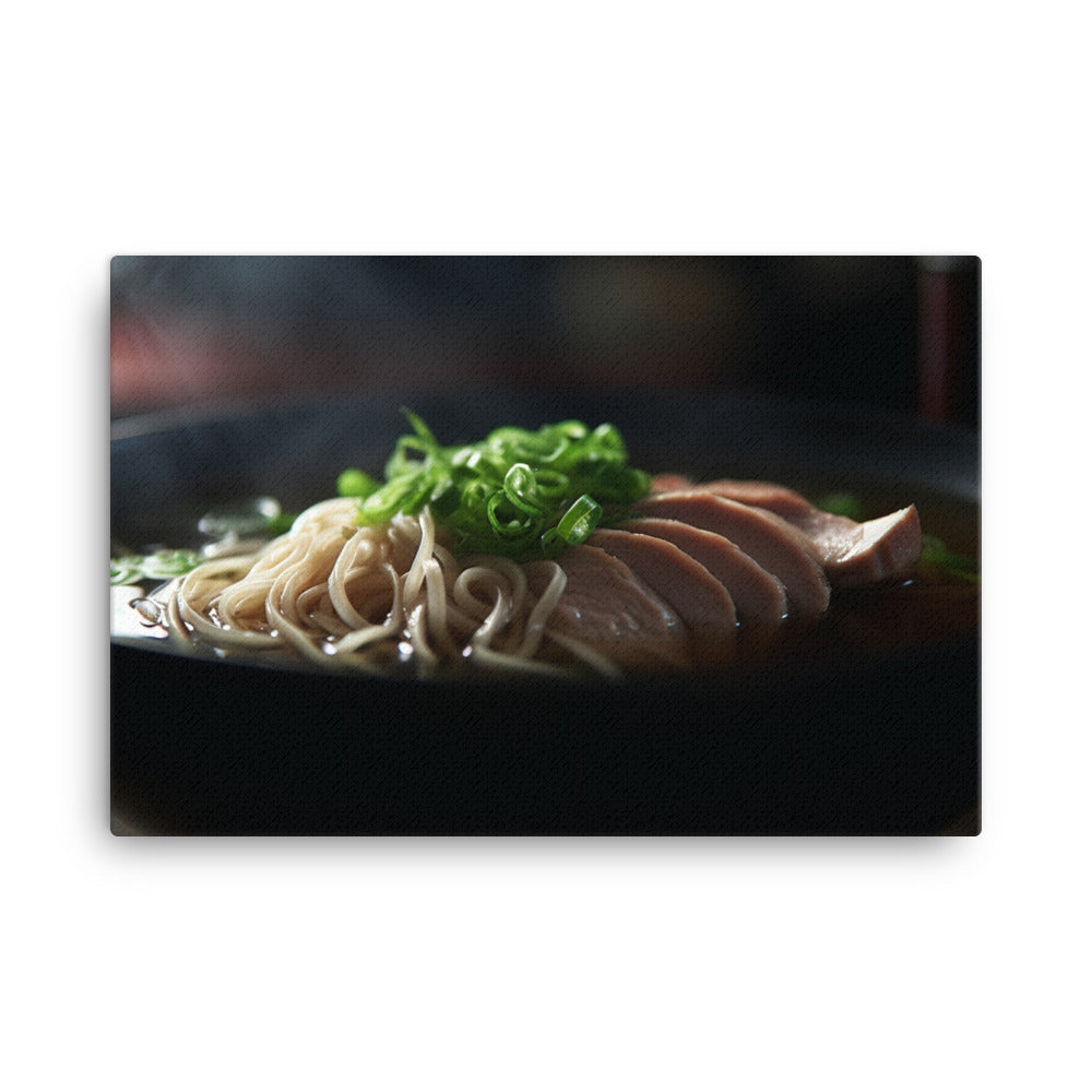 Soba in Broth canvas - Posterfy.AI