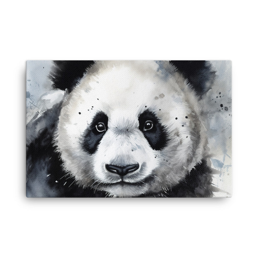 Panda Portrait canvas - Posterfy.AI