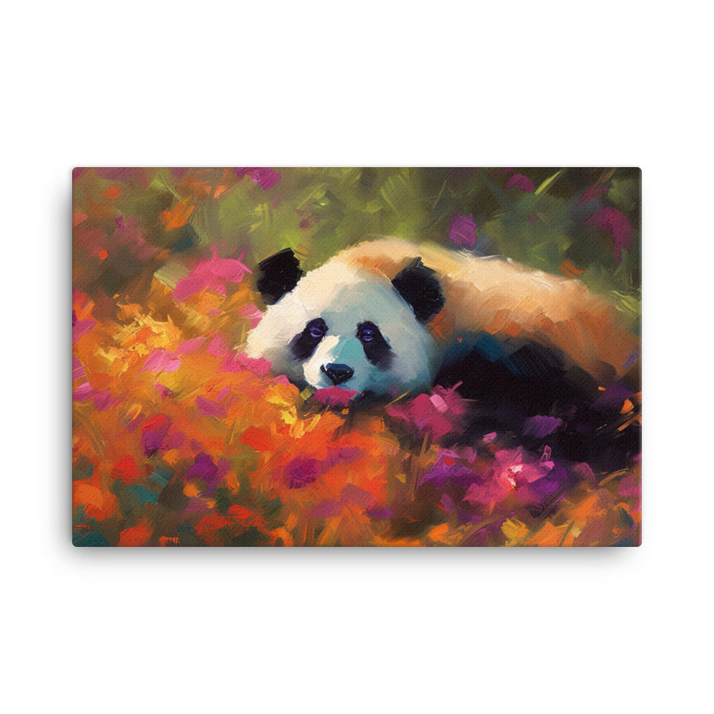 Panda Paradise canvas - Posterfy.AI