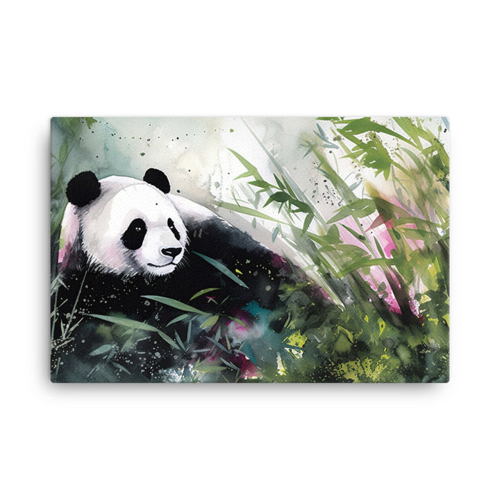 Panda Bliss canvas - Posterfy.AI