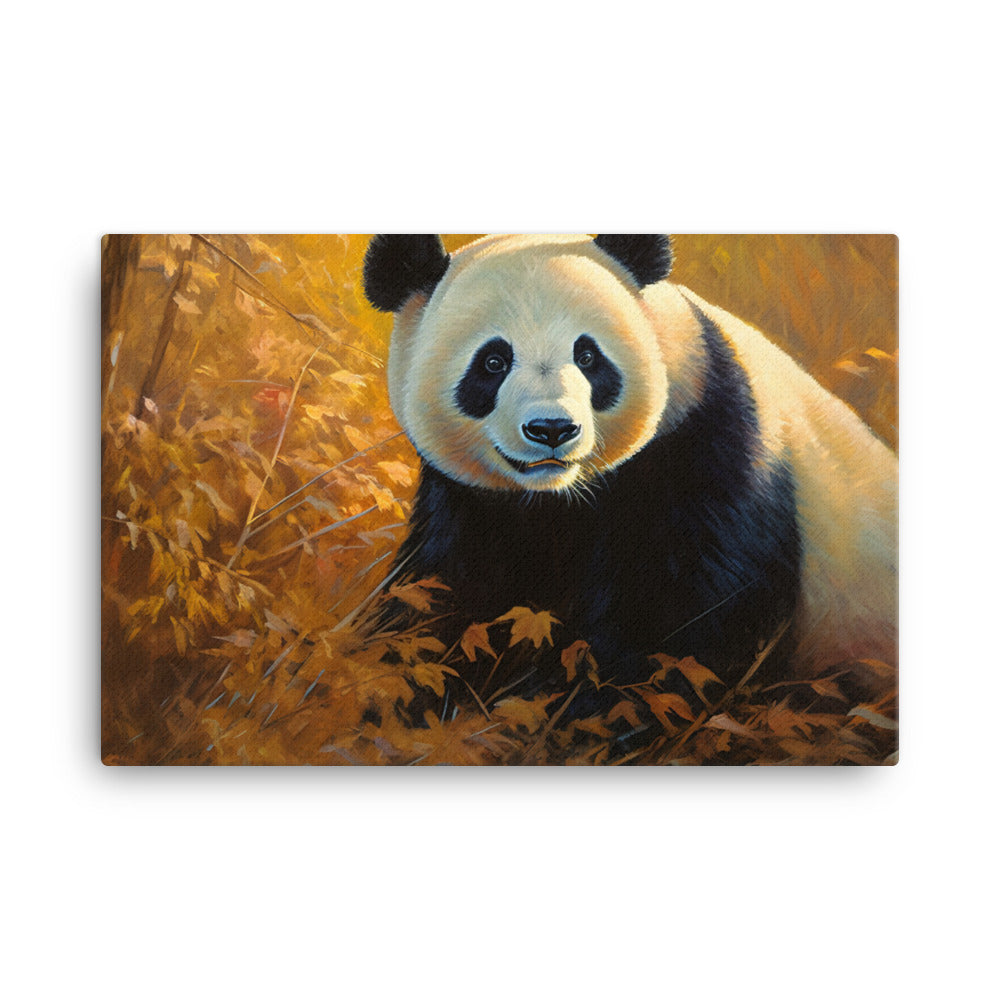 Majestic Panda canvas - Posterfy.AI