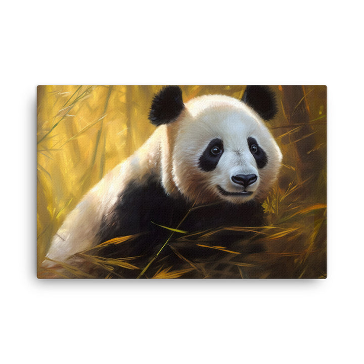 Majestic Panda canvas - Posterfy.AI