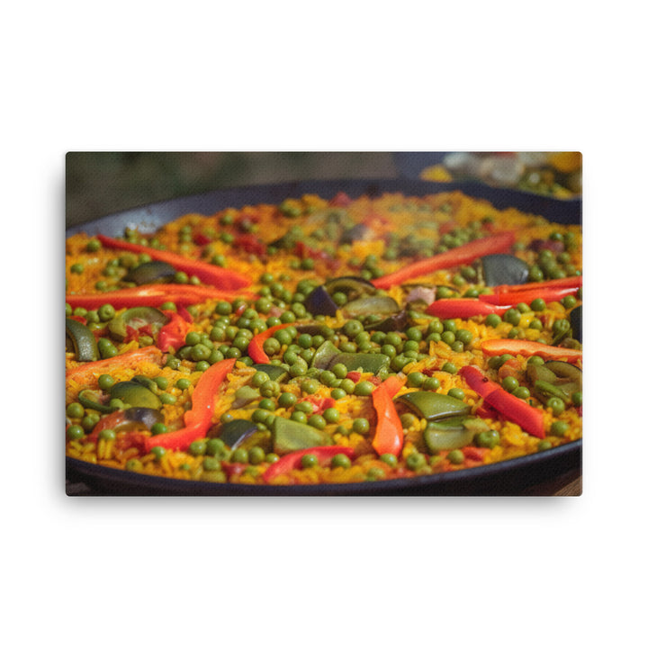 Vegetable Paella canvas - Posterfy.AI