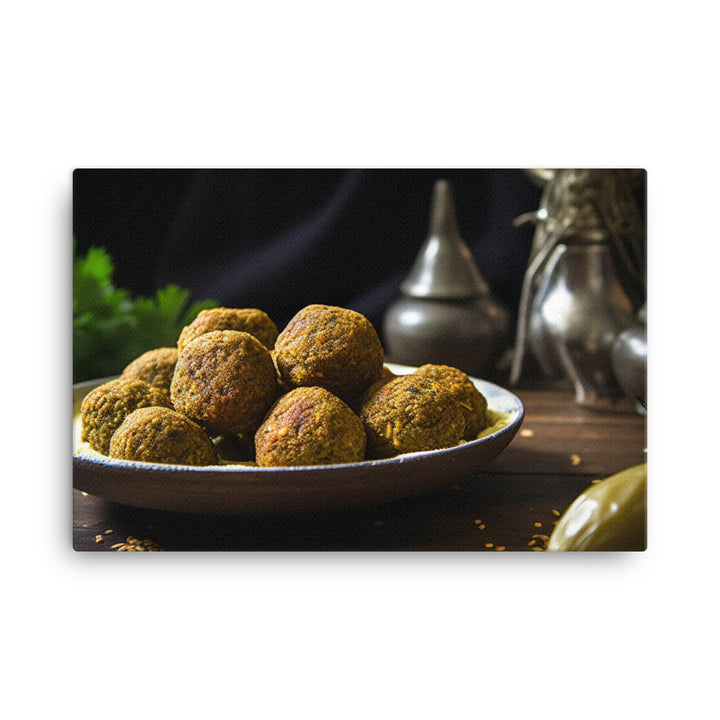 Traditional Falafel Recipe canvas - Posterfy.AI