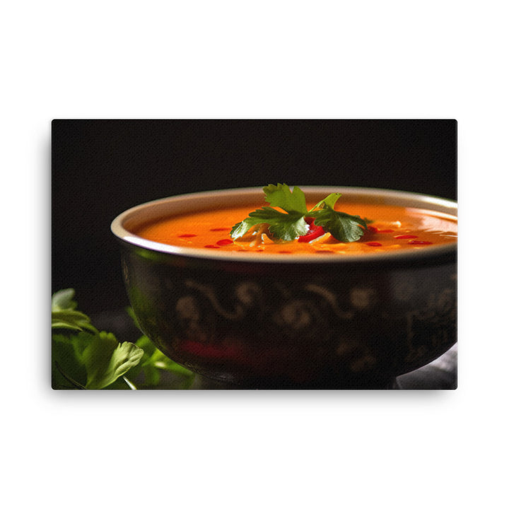Red Curry canvas - Posterfy.AI