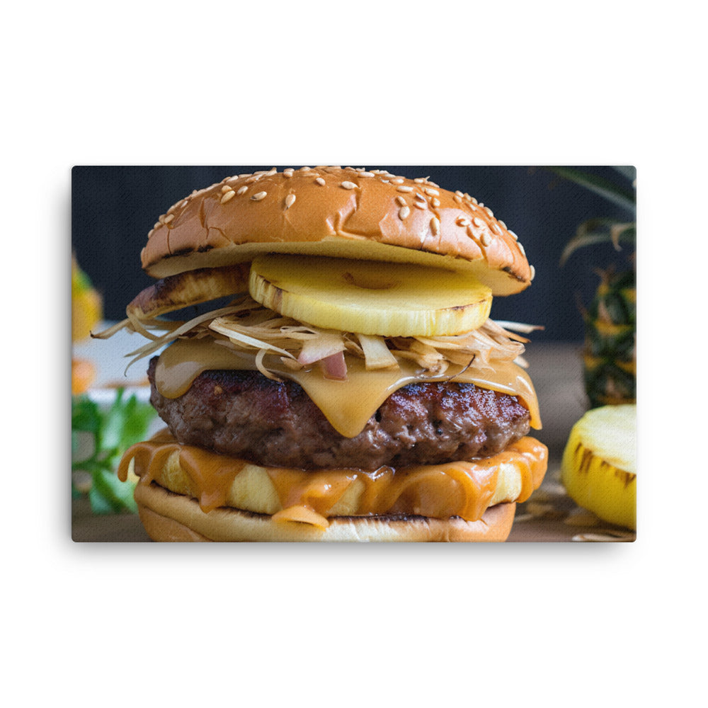 Hawaiian Burgers canvas - Posterfy.AI