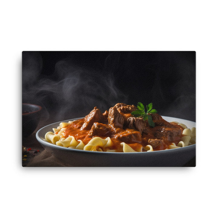 Goulash - A flavorful and comforting dish canvas - Posterfy.AI