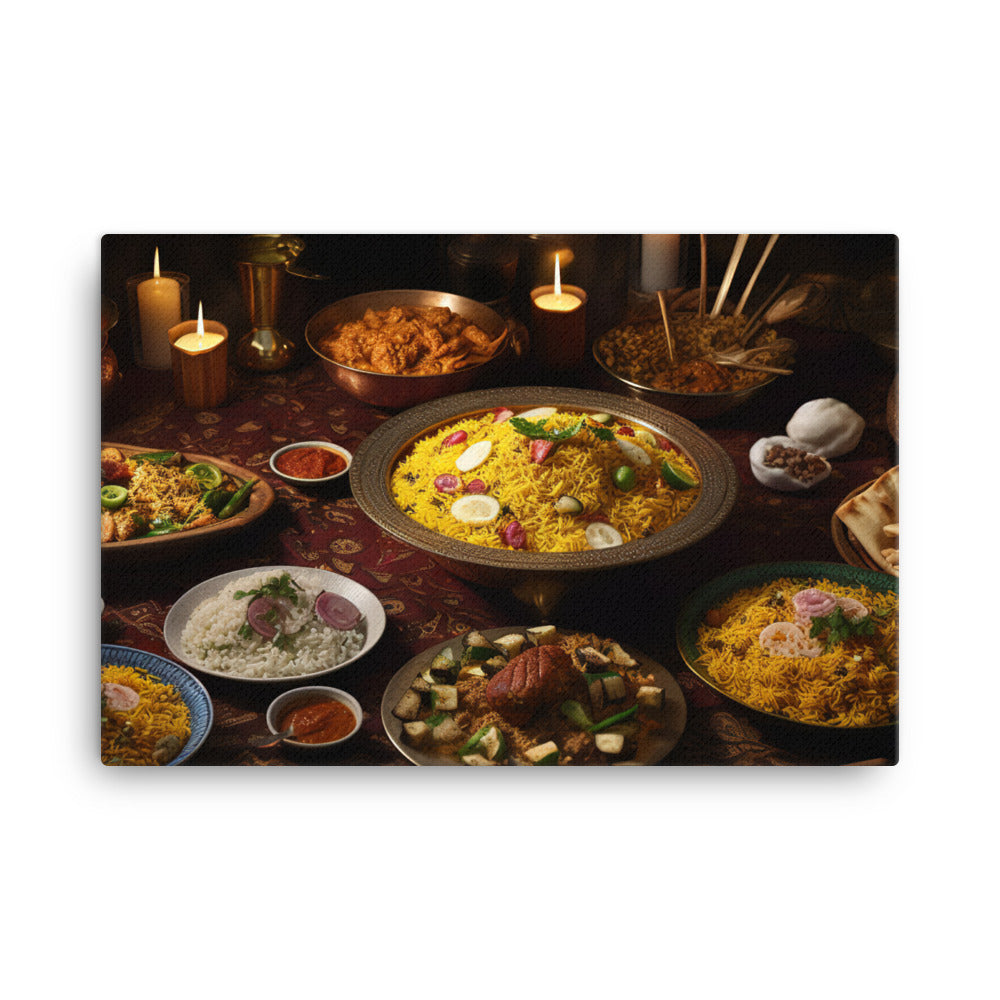 Biryani - A Feast for the Senses canvas - Posterfy.AI