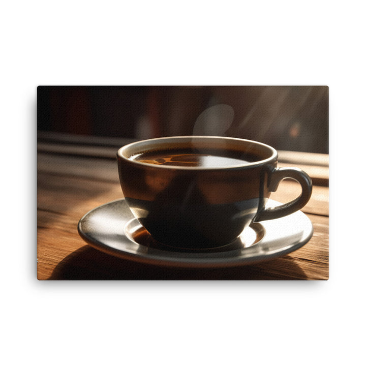 A Perfectly Brewed Americano canvas - Posterfy.AI
