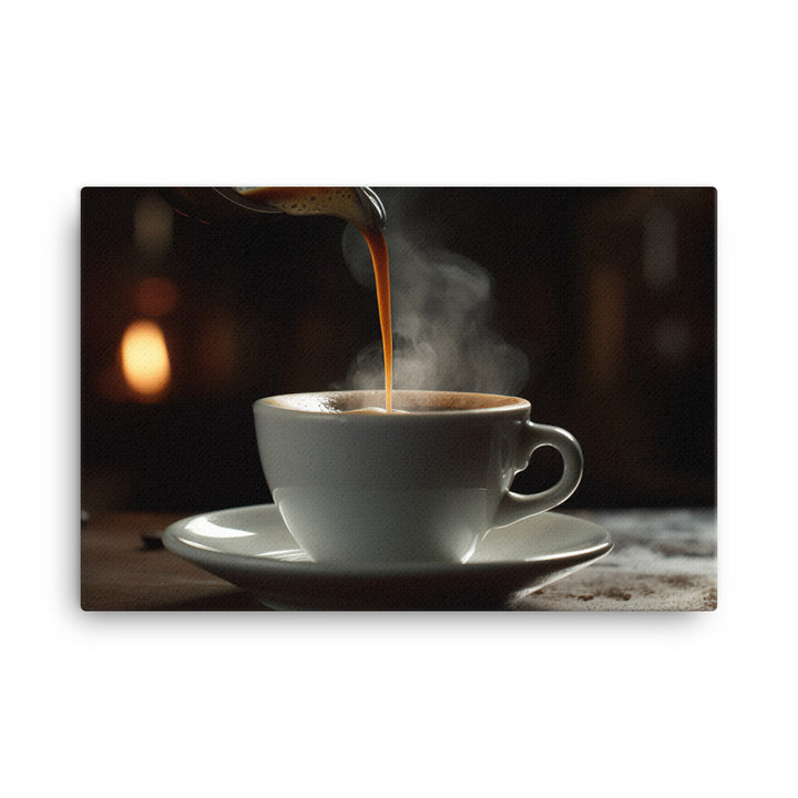 Rich and Robust Espresso canvas - Posterfy.AI