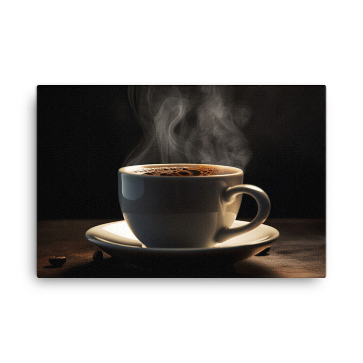 Bold and Beautiful Espresso Shot canvas - Posterfy.AI