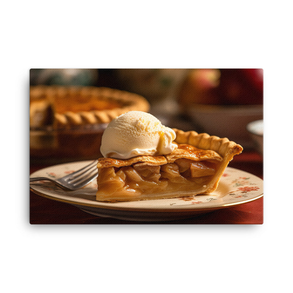 Classic American Apple Pie canvas - Posterfy.AI