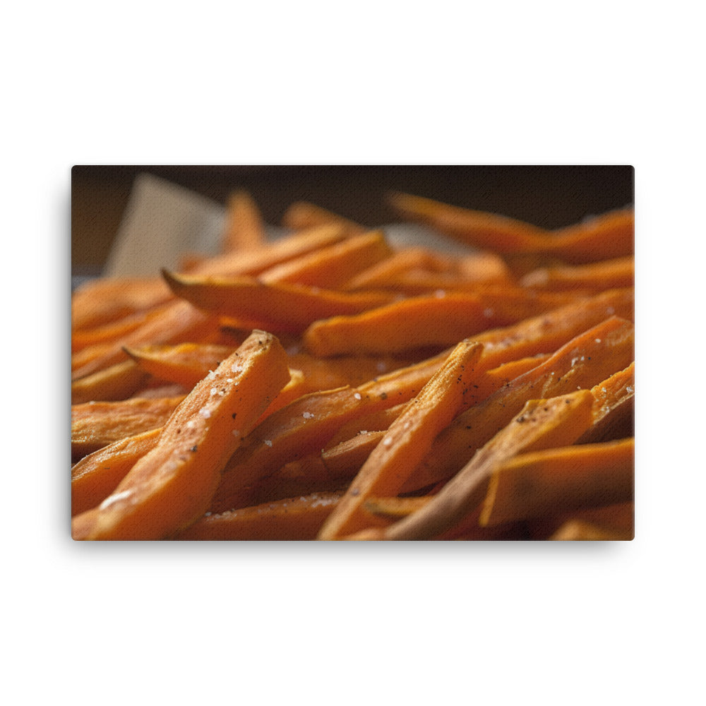 Sweet Potato Fries canvas - Posterfy.AI