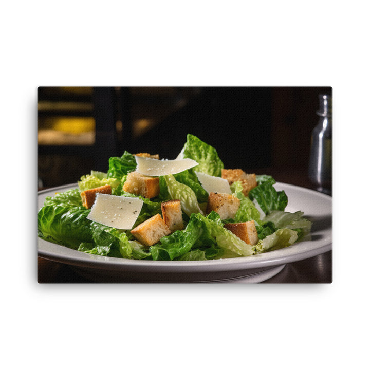 Classic Caesar Salad canvas - Posterfy.AI