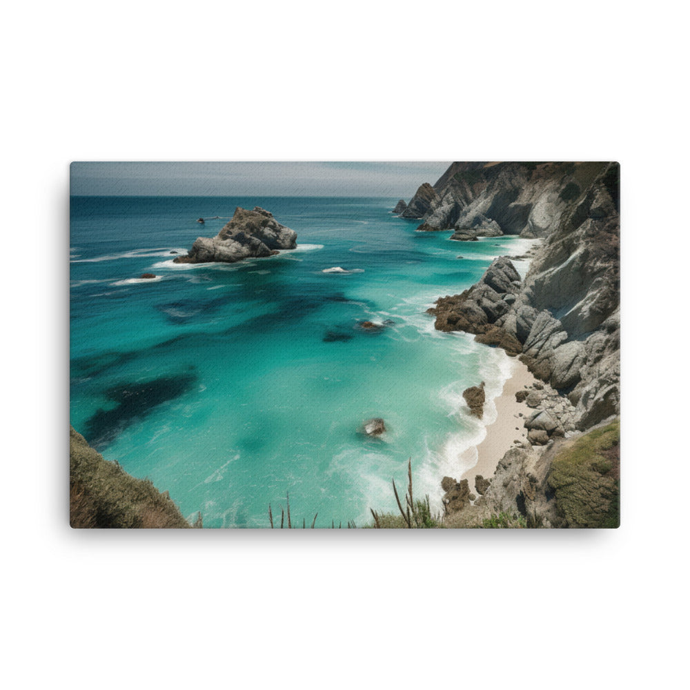 Coastal Majesty of Big Sur canvas - Posterfy.AI