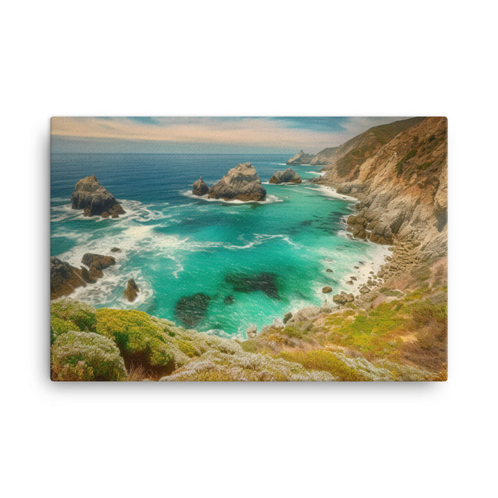 Coastal Majesty of Big Sur canvas - Posterfy.AI