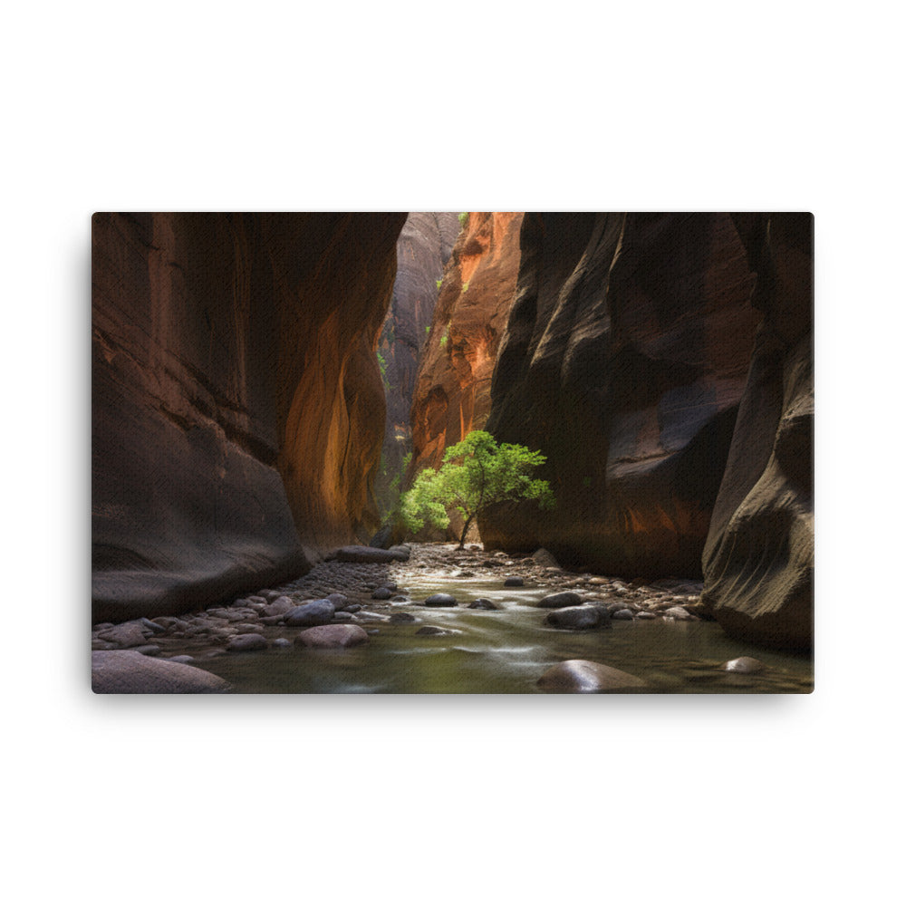 A Journey Through Natures Sculpted Masterpiece canvas - Posterfy.AI