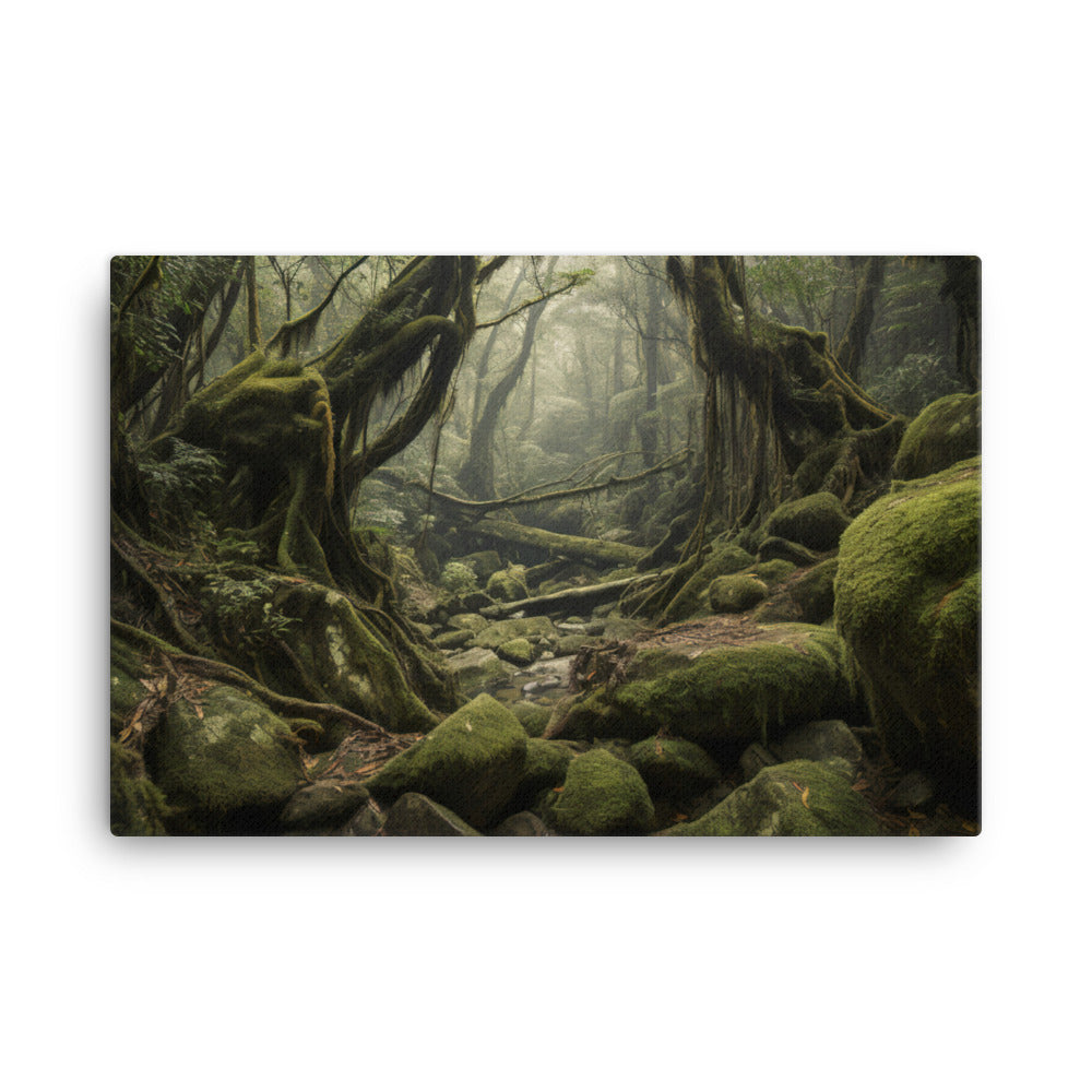Into the Heart of Yakushima canvas - Posterfy.AI