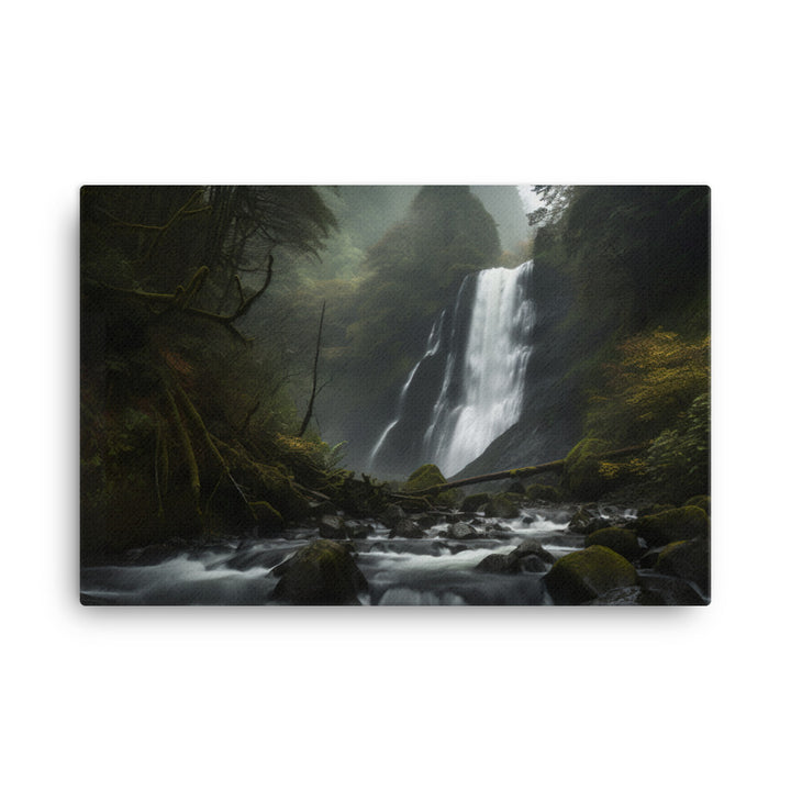 Capturing the Power of Nachi Falls canvas - Posterfy.AI