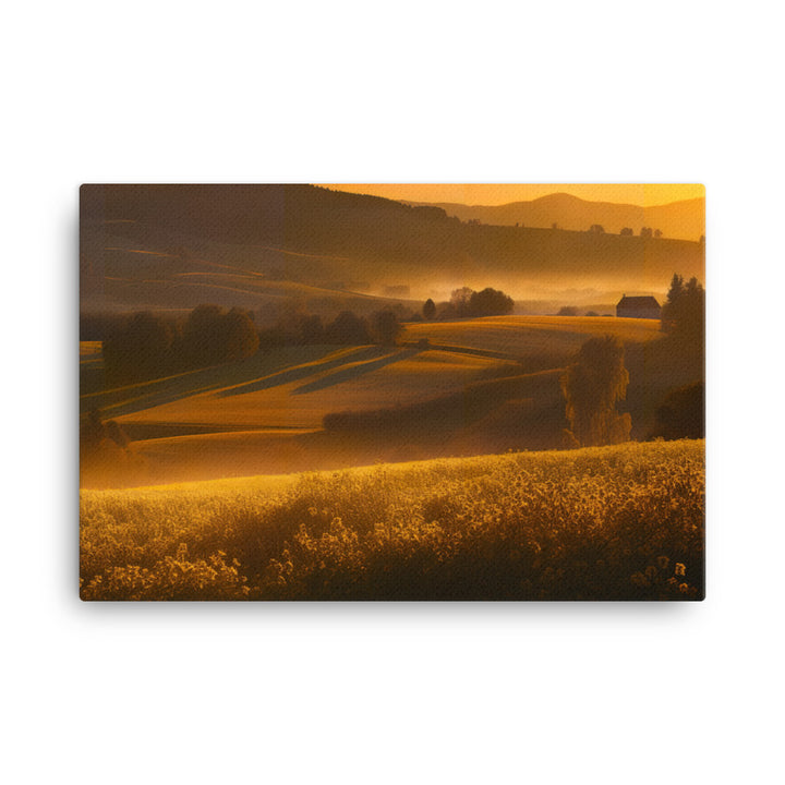 Bieis Scenic Splendor at Sunset canvas - Posterfy.AI